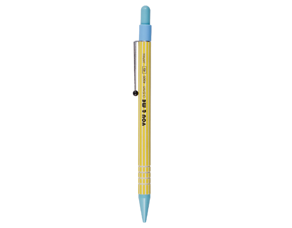 日本進口粉彩條紋鉛筆